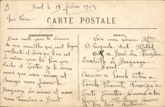 CPA Folklore Un gars de Pont L'Abbe 