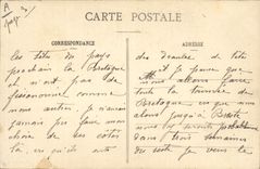 CPA Folklore Deux Trandoues Jeunes gens de Pont L'abbe