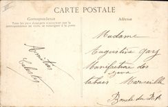 CPA Folklore Pont L'Abbe Un beau gas 