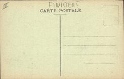 CPA Folklore Jeune fille des environs de Douarnenez Ploare Le Juch Pouldergat Costume de fete 