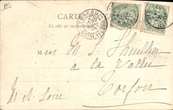 CPA Folklore Gouter breton 