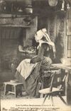 CPA Folklore Femme de Lanriec Environs de Concarneau 