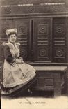 CPA Folklore Costume de Pont Aven 