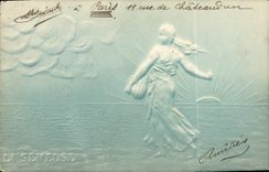 CPA Fantaisie La Semeuse (en relief) 