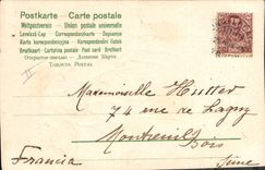 CPA Fantaisie Femme Enfant (en relief) 