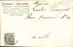 CPA Fantaisie Fleurs Enfants Poisson 