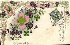 CPA Fantaisie Fleurs 