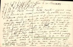 CPA Fantaisie Fleurs Poissons Fer a cheval 