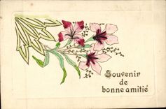 CPA Fantaisie Fleurs 