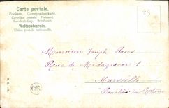 CPA Fantaisie Fleurs Trefles 