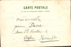 CPA Fantaisie Fleurs (décor en relief) 