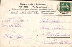 CPA Fantaisie Fleurs Hirondelle 