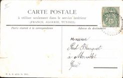 CPA Fantaisie Fleurs Main 