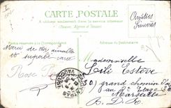 CPA Fantaisie Fleurs Main 