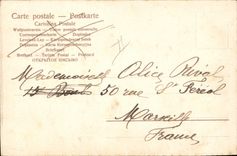 CPA Fantaisie Fleurs Main 