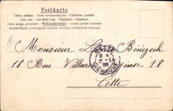 CPA Fantaisie Fleurs Main 