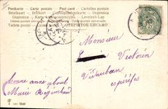 CPA Fantaisie Fleurs Main 