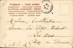 CPA Fantaisie Fleurs Main 