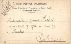 CPA Fantaisie Fleurs Main 