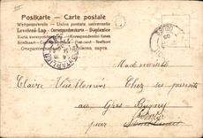 CPA Fantaisie Fleurs Main 