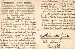 CPA Fantaisie Fleurs Main 