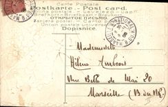 CPA Fantaisie Fleurs Main 