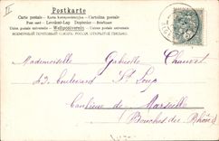 CPA Fantaisie Fleurs Main 