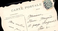 CPA Fantaisie Fleurs Main 