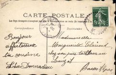 CPA Fantaisie Fleurs Main 