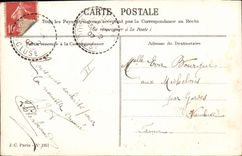 CPA Fantaisie Fleurs Main 