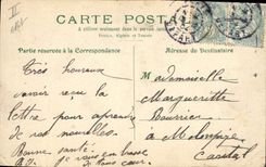 CPA Fantaisie Fleurs Main 