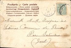 CPA Fantaisie Fleurs Main 