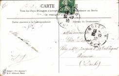 CPA Fantaisie Fleurs Main 