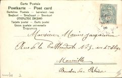 CPA Fantaisie Fleurs Main 