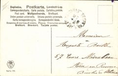 CPA Fantaisie Fleurs Main 