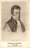 CPA Theophile Laennec decouvre l'auscultation 