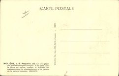 Vintage Postcard Molière