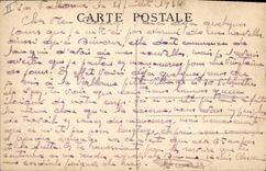 Postal Caballo Equitación Hípica Campo del Valbonne Caballería al descanso Militaria