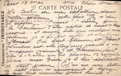 Postal Caballo Equitación Hípica Fontainebleau Dragones Militaria