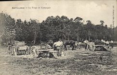 Vintage Postcard Horse Horsemanship Equestrian sports Artillery the forging mill of Militaria countryside