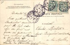 Postal Caballo Equitación Hípica al barrio Mariscales que calza Militaria