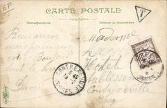 Postal Caballo Equitación Hípica en el Mariscal que Calza Militaria (tarjeta toilee) CUMBRE