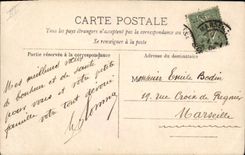 CPA Fantaisie Fleurs Annee 1906 Femme 