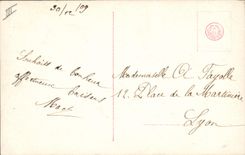 CPA Fantaisie Fleurs Annee 1910 Femme 