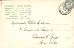 CPA Fantaisie Fleurs Annee 1905 Trefles 