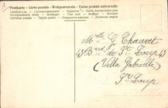 CPA Fantaisie Fleurs Annee 1907 