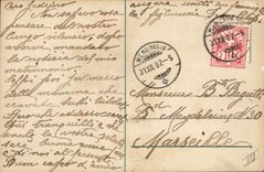 CPA Fantaisie Fleurs Annee 1908 