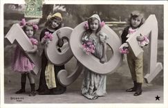 CPA Fantaisie Enfants Annee 1907 