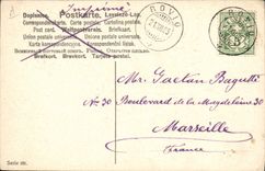 CPA Fantaisie Fleurs Annee 1906 Trefles 