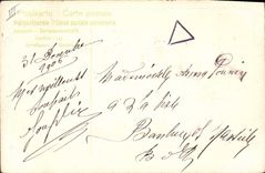 CPA Fantaisie Fleurs Annee 1907 